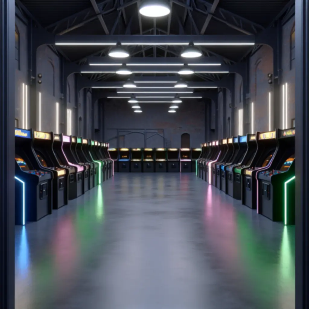 Wnętrze showroomu z klasycznymi szafkami